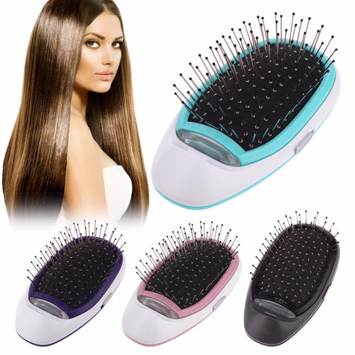 Ionic Electric Hairbrush, Portable Electric Ionic Hairbrush Negative Ions Hair Comb Brush Hair Modeling Styling Magic Hairbrush